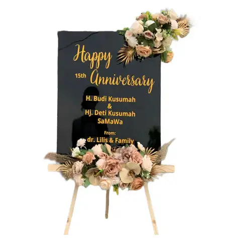 Papan Bunga Akrilik Karang Jaya