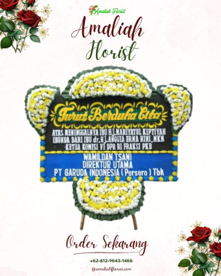 Papan Bunga Duka di Karang Jaya